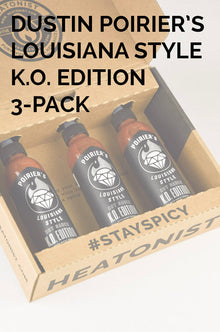 Dustin Poirier Hot Sauce - KO Edition 3 Pack K6