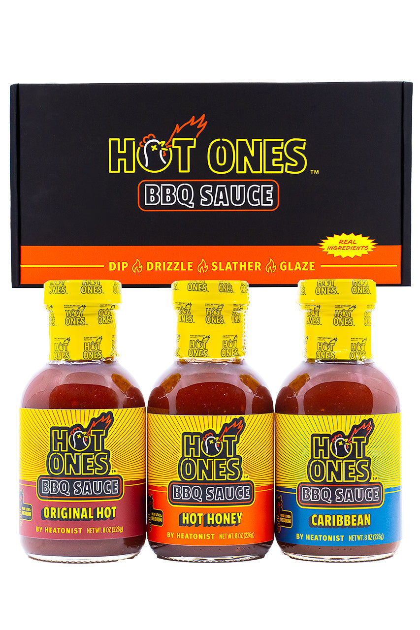 Hot Ones BBQ Trio Pack (Original / Hot Honey / Caribbean) Y8