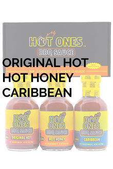Hot Ones BBQ Trio Pack (Original / Hot Honey / Caribbean) A3