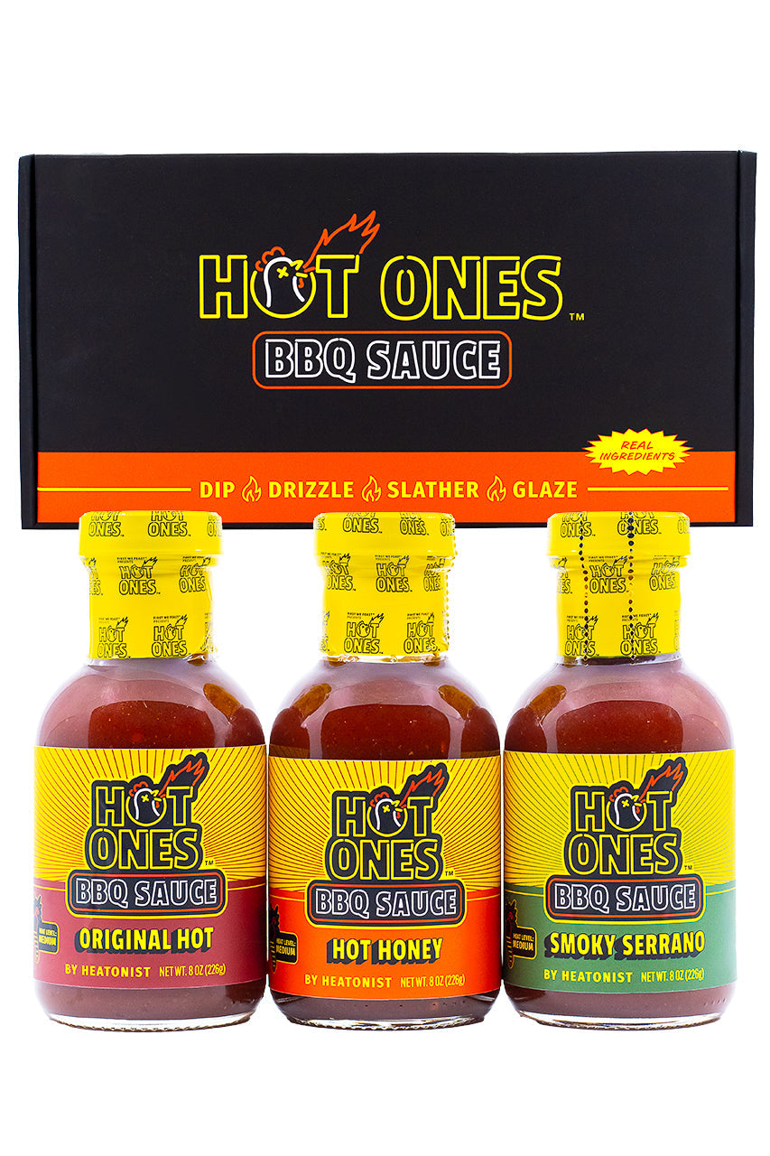 Hot Ones BBQ Trio Pack (Original / Hot Honey / Smoked Serrano) Y3