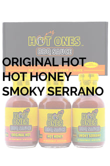 Hot Ones BBQ Trio Pack (Original / Hot Honey / Smoked Serrano) Y3