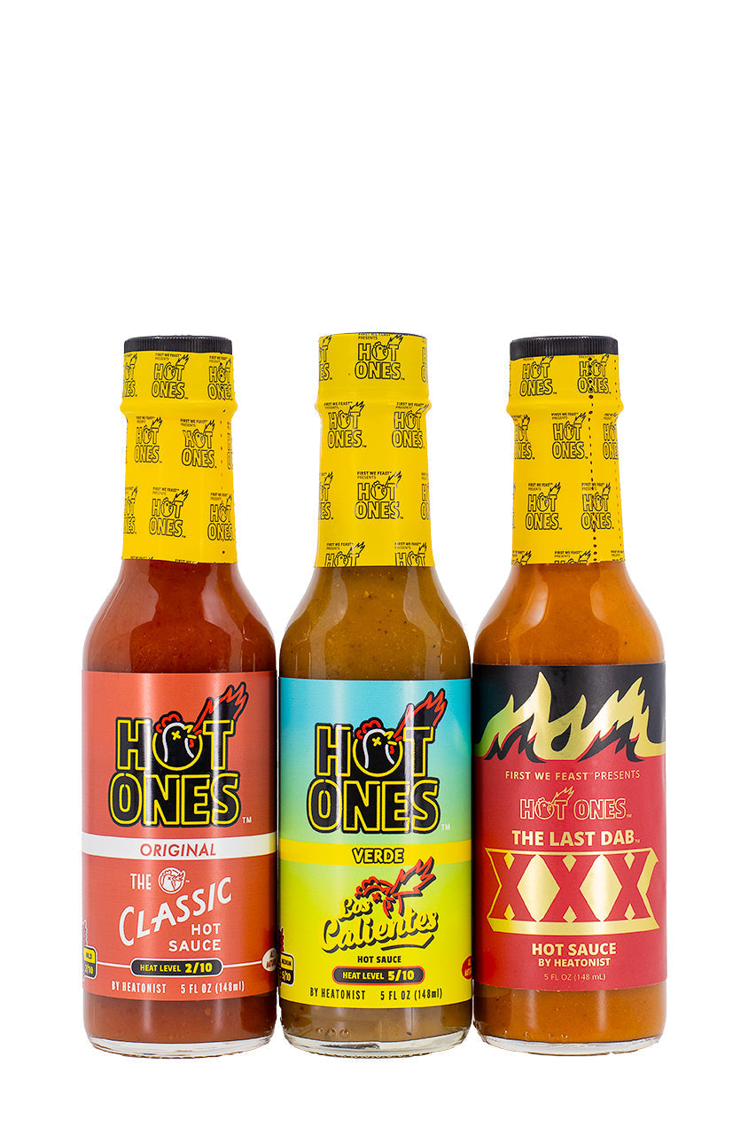 Hot Ones Trio Pack - Original | Hot Ones Hot Sauce E9