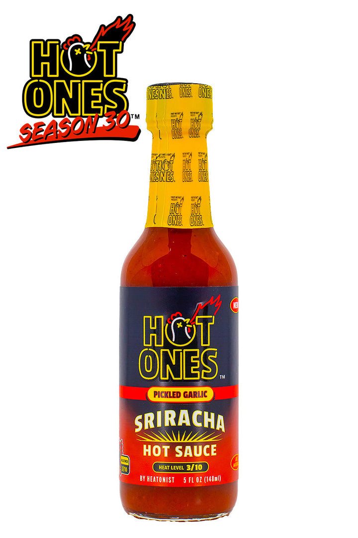 Pickled Garlic Sriracha | Hot Ones Hot Sauce R0
