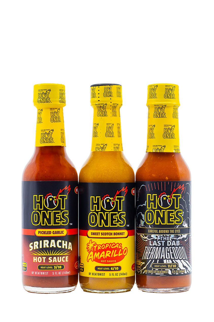 Hot Ones Hot Sauce Trio Pack - Season 29 E7