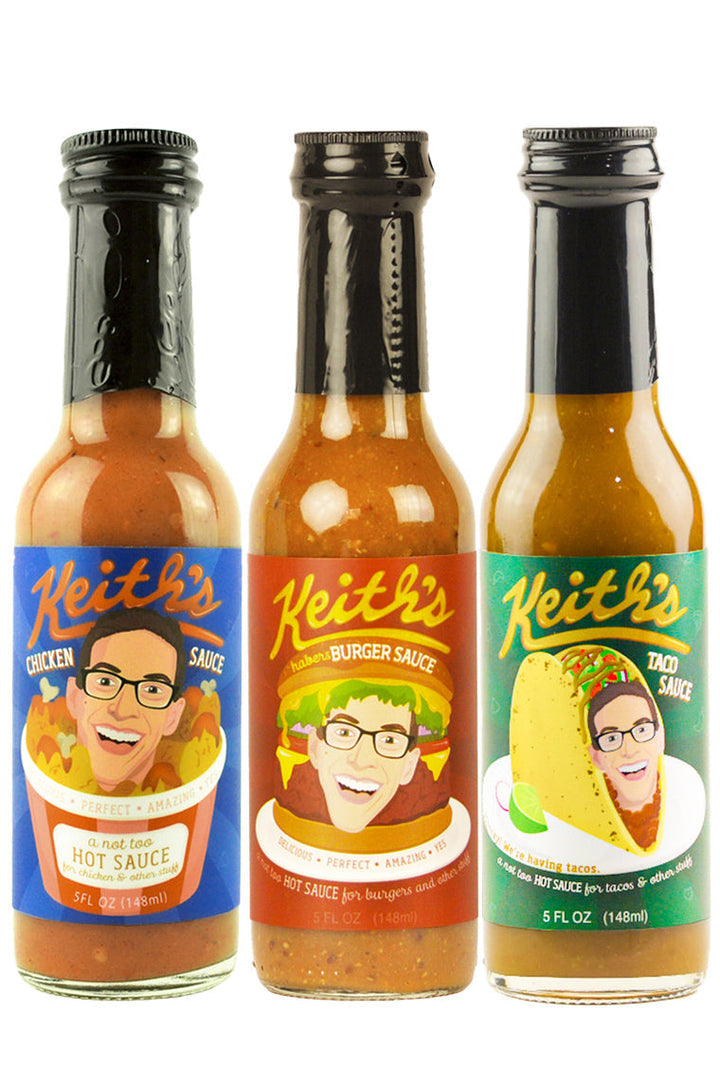 Keith's Hot Sauce Trio Pack U1